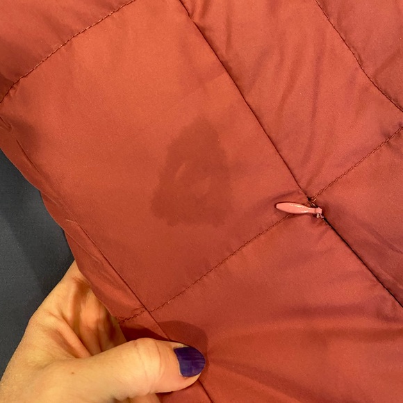 PINK Garnet Hill Modern Long Down Coat - Picture 7 of 11